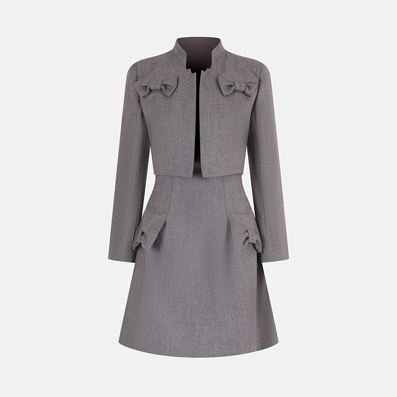 Vintage Givenchy by John Galliano 1996 Bow Suit - Pulled