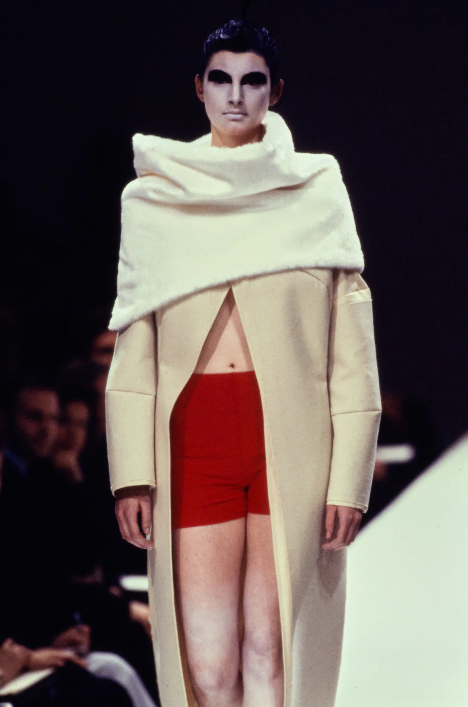 Vintage Comme des Garçons Fall 1997 Faux Fur Cape
