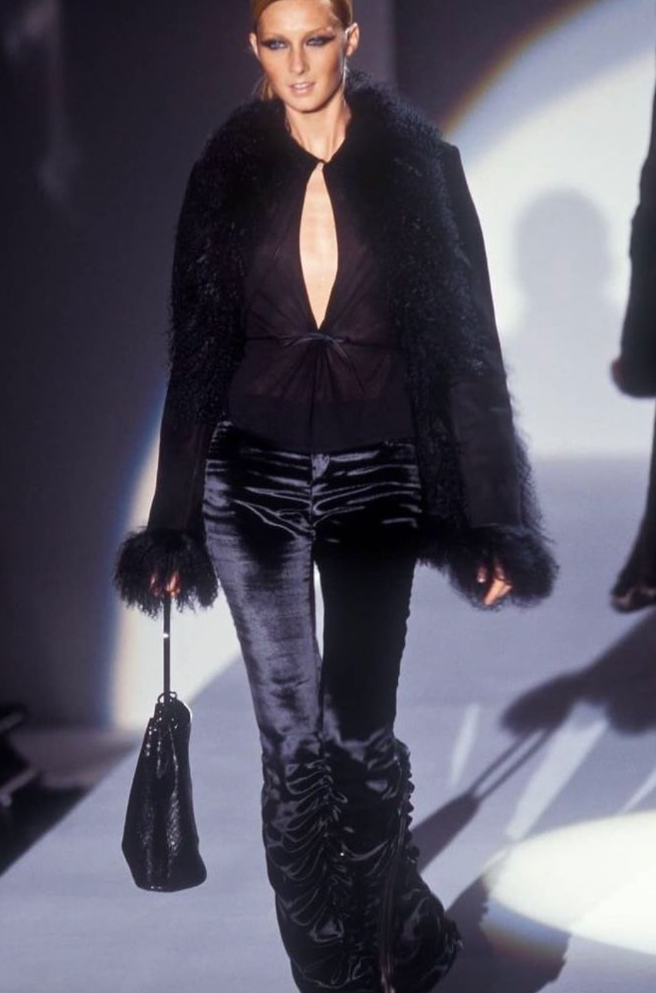 Vintage Gucci by Tom Ford Fall 1999 Shearling Jacket