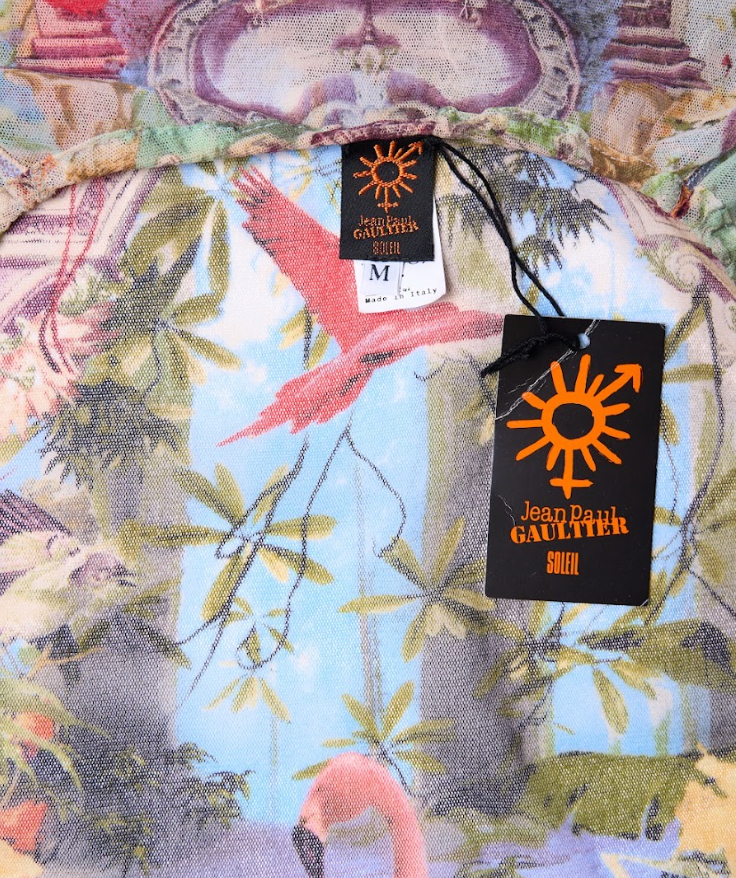 Vintage Jean Paul Gaultier 1999 Flamingo Cardigan