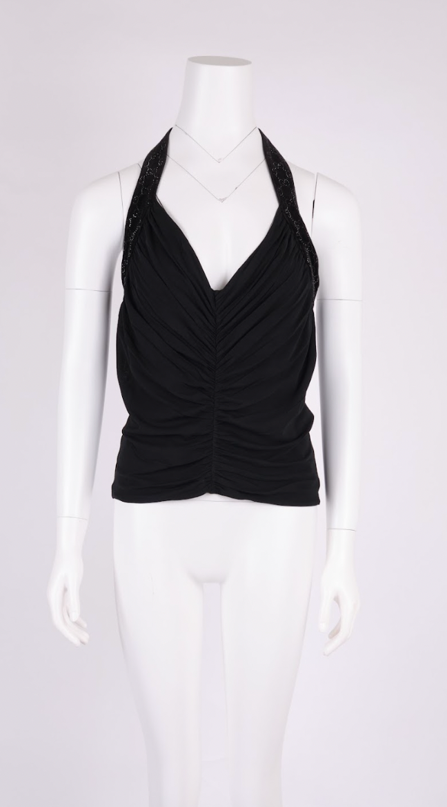 Preowned Gucci 2006 Embellished Halter Top