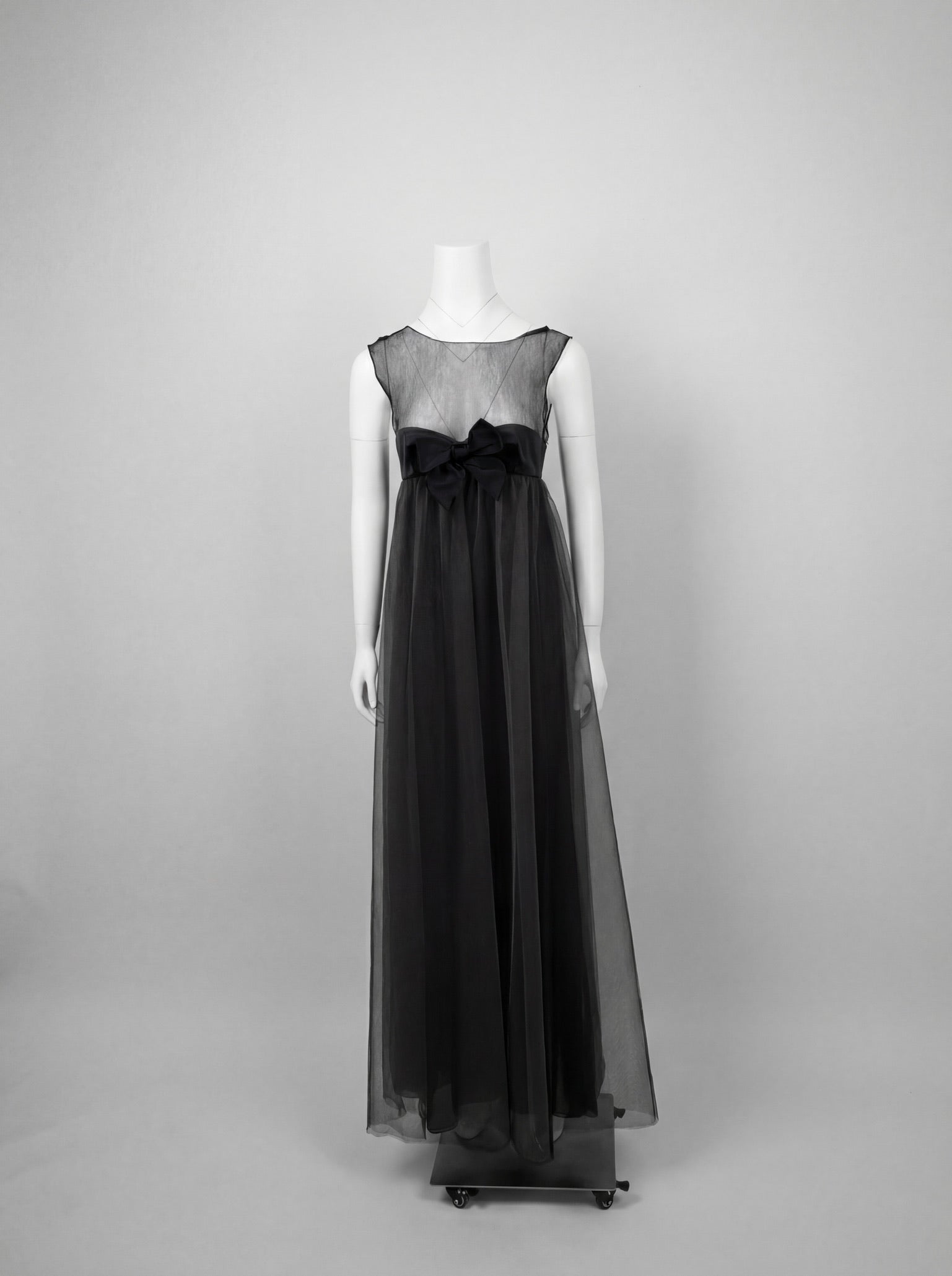 Chanel by Karl Lagerfeld Spring 2009 Runway Silk & Tulle Dress