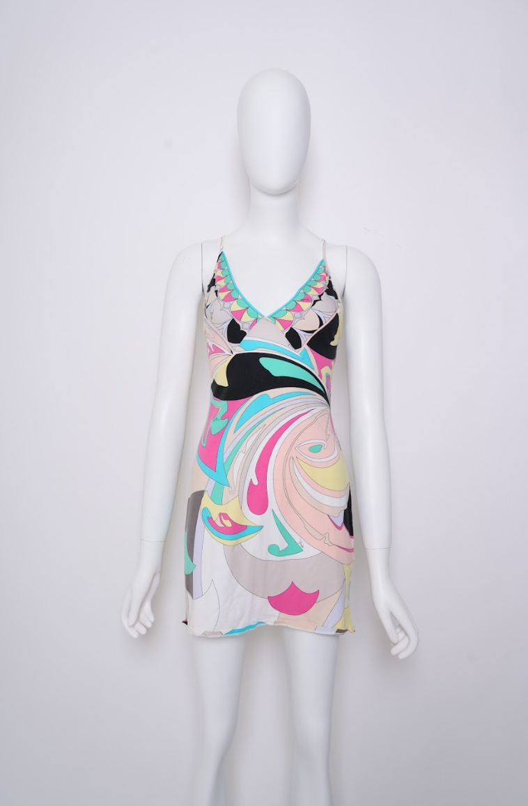 Preowned Emilio Pucci 2000s Mini Dress