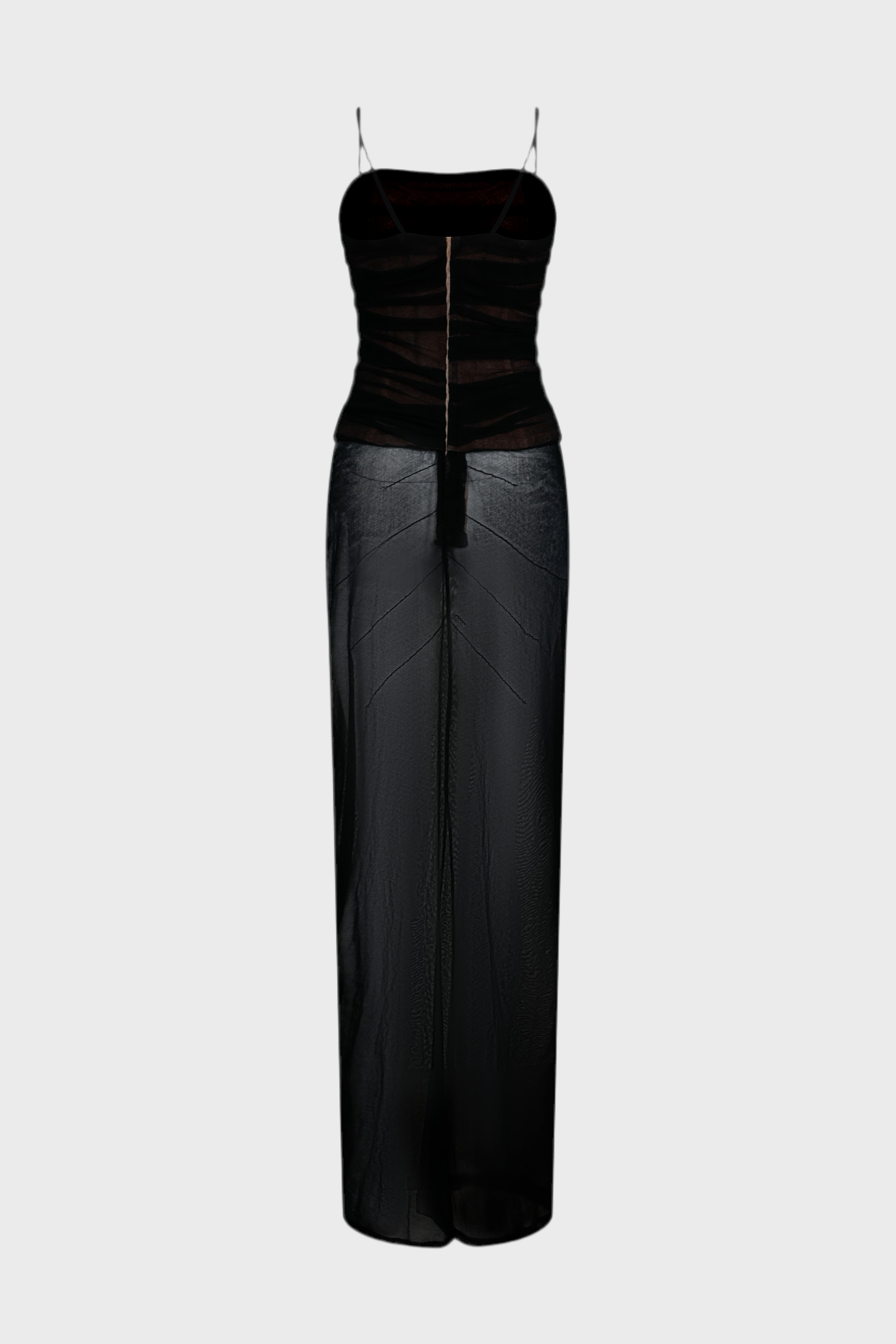 Vintage Dolce & Gabbana Spring 1998 Black Butterfly Silk Dress