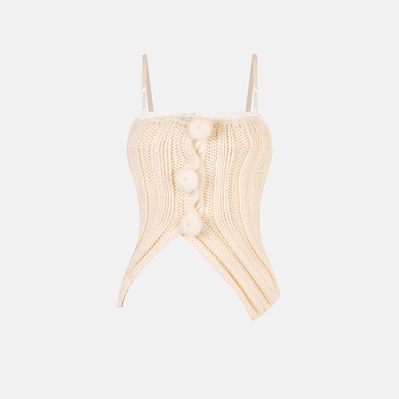 Preowned Dolce & Gabbana Beige Knit Top