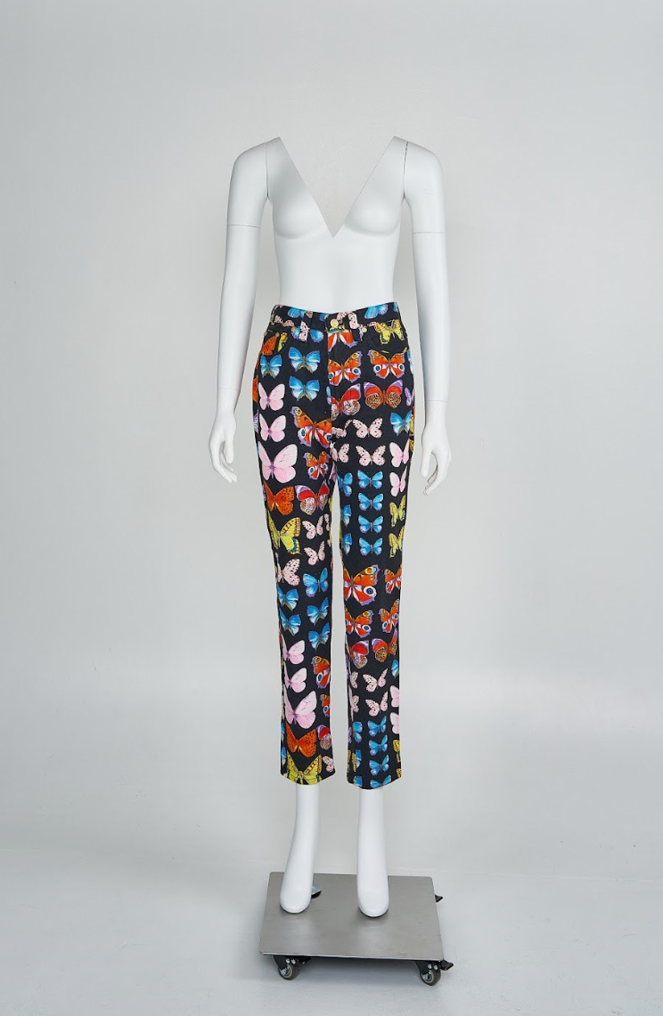 Vintage Gianni Versace 1995 Butterfly Jeans