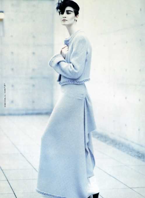 Vintage Chanel Fall 1998-99 Lavender Tweed Ensemble
