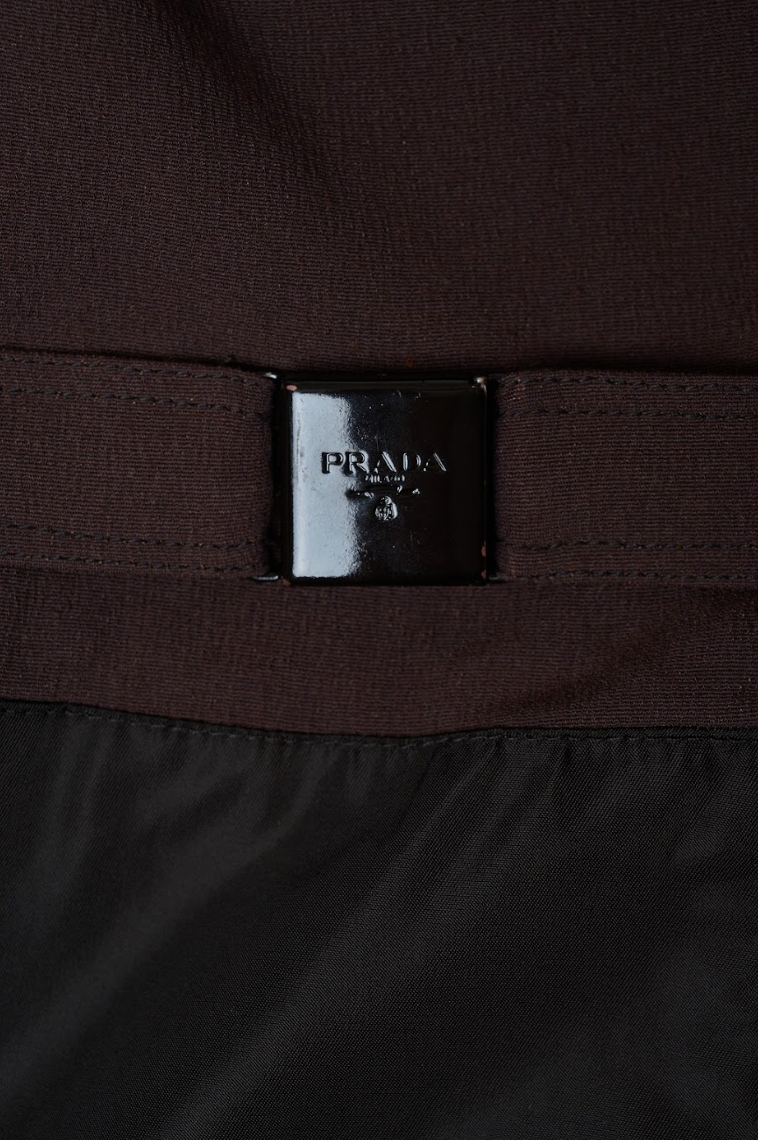 Vintage Prada 1994 Brown Mini Dress