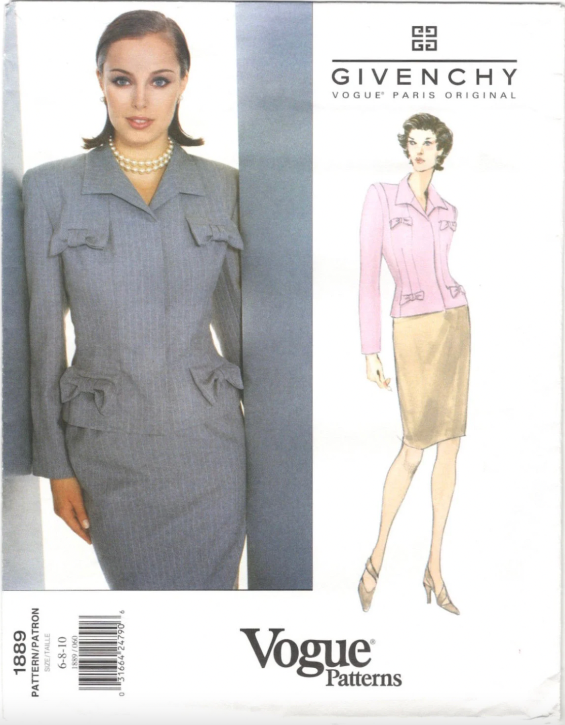 Vintage Givenchy by John Galliano 1996 Bow Suit - Pulled